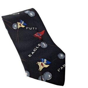 American Sports Golf Balls Novelty Polyester Necktie